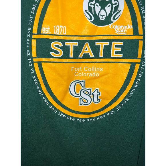 Vintage CSU Shirt Colroado State University Rams College Green Graphic X-Large - Picture 8 of 10